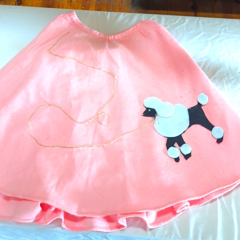 Handmade vintage poodle skirt Halloween costume